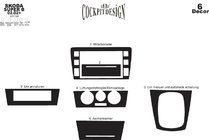 Skoda Superb 2001–2009 Meric instrumentpanelsdekor (variant nr 1) Kolfiber foto 8