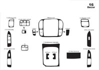 Toyota Land Cruiser 100 1998–2007 Instrumentpanelskydd Trä foto 3