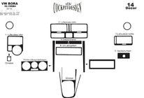 Volkswagen Bora 1998–2004 Interiörtuning för bil Aluminium foto 5