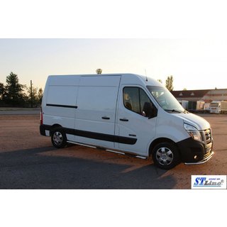 Sidorör BB002 (2 st, rostfritt) Opel Movano 2010–2021 foto 2
