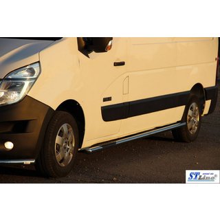 Sidorör BB002 (2 st, rostfritt) Opel Movano 2010–2021 foto 3