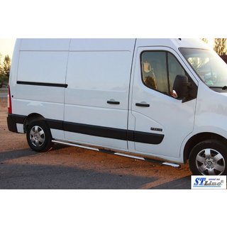 Sidorör BB002 (2 st, rostfritt) Opel Movano 2010–2021 foto 4
