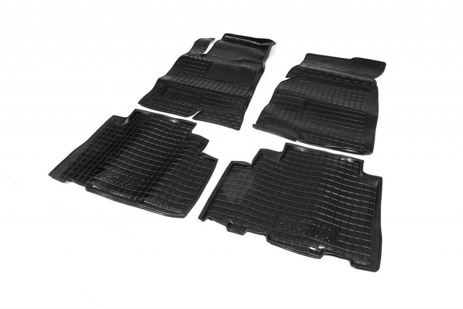 Chevrolet Captiva 2006–2019 Gummimattor med hög kant (Autogumm) Image