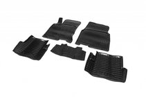 Nissan Qashqai 2010–2014 Gummimattor med hög kant (Autogumm) foto 1
