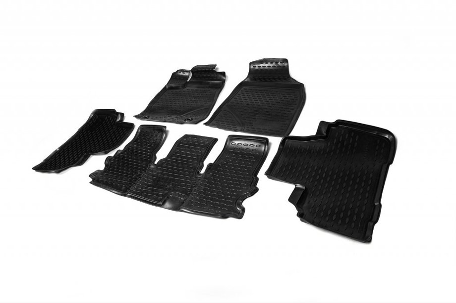 Toyota Highlander 2013–2019 3D gummimattor för kupén (5 st, Novline) Image
