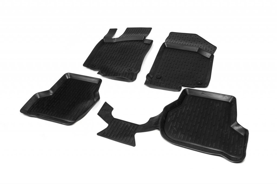 Skoda Octavia II A5 2010–2013 Gummimattor till kupén (4 st, Niken 3D) Image