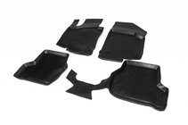 Skoda Octavia II A5 2010–2013 Gummimattor till kupén (4 st, Niken 3D) foto 1