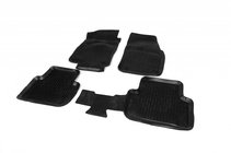 Volkswagen Tiguan 2016–2023 Gummimattor till kupén (4 st, Niken 3D) foto 1