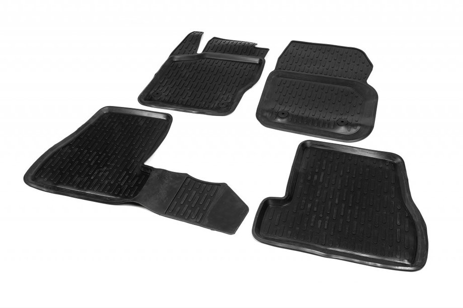 Ford Focus III 2011–2017 Gummimattor till kupén (4 st, Niken 3D) Image