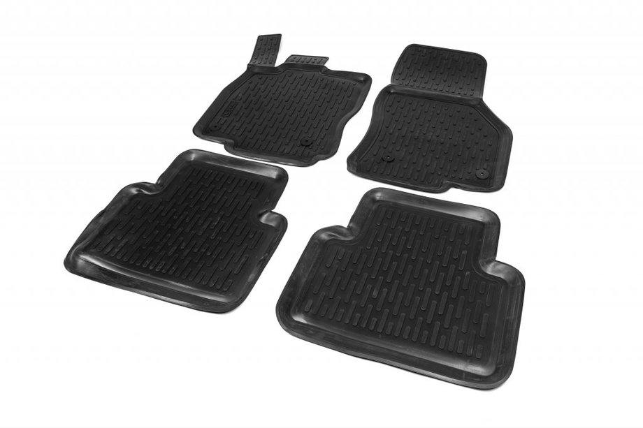 Skoda Superb 2015–2024 Gummimattor till kupén (4 st, Niken 3D) Image