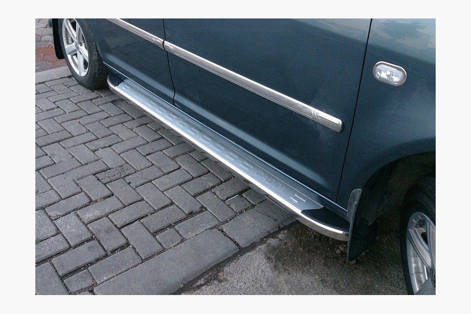 Volkswagen Caddy 2004–2010 Sidosteg Omsa MSline (2 st, aluminium) Image