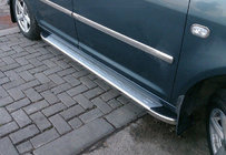 Volkswagen Caddy 2004–2010 Sidosteg Omsa MSline (2 st, aluminium) foto 1