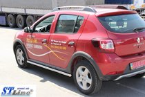 Renault Sandero 2013–2022 Sidorör BB001 (2 st, rostfritt stål) foto 8