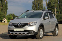 Renault Sandero 2013–2022 Frontbåge ST015 (rostfritt stål) foto 1