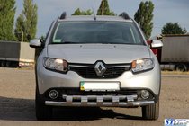 Renault Sandero 2013–2022 Frontbåge ST015 (rostfritt stål) foto 2