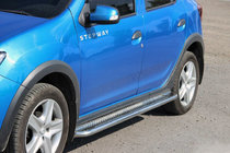 Renault Sandero 2013–2022 Sidosteg KB001 (rostfritt stål) foto 1