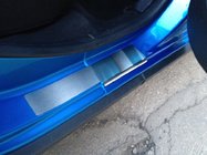 Renault Sandero 2013–2022 Instegslister Nataniko (4 st, rostfritt stål) Standard – Lohmann monteringstejp, 0,5 mm foto 3
