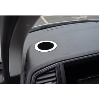 Dekorlist till mugghållare (2 st, rostfritt stål) Volkswagen T6 2015–2024 foto 2