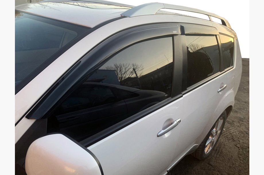 Mitsubishi Outlander 2006–2012 Vindavvisare för fönster (4 st, Niken) Image