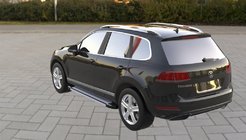 Volkswagen Touareg 2010–2018 Sidosteg Rainbow (2 st, aluminium) foto 2