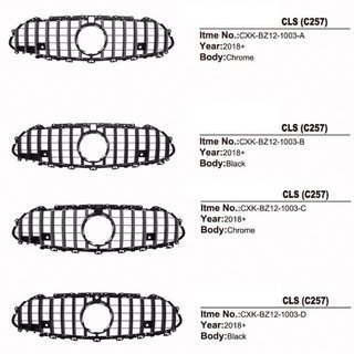 Främre grill (2005-2008, Diamond Silver) Mercedes CLS C219 2004–2010 foto 3
