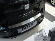 Seat Altea 2004–2015 Bakre stötfångarskydd i rostfritt stål Натанико (standard) foto 1
