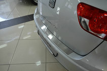Seat Altea 2004–2015 Bakre stötfångarskydd Natanika (XL, rostfritt stål) foto 1