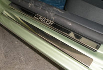 Seat Cordoba 2000–2009 Instegslister Nataniko (8 st, rostfritt) Premium - 3M tejp, 0,8 mm foto 1