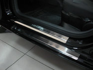 Seat Ibiza 2010–2017 Instegslister Nataniko (8 st, rostfritt) Standard – Lohmann monteringstejp, 0,5 mm foto 1