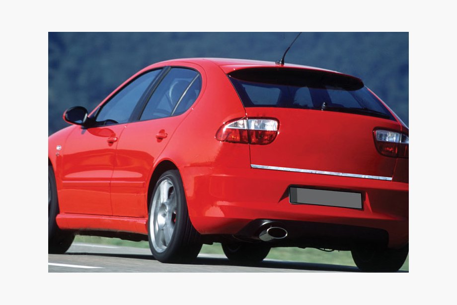 Seat Leon 2005–2012 Kantlist för bagagelucka (rostfritt stål) Image