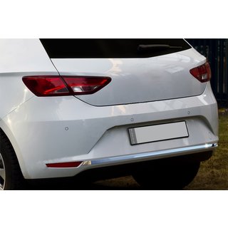 Bakre stötfångarkant (rostfritt stål) Seat Leon 2013–2020 foto 1