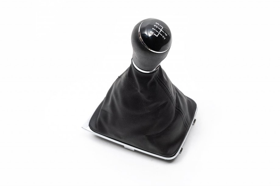 Volkswagen Golf 7/E-Golf 2012–2020 Växelspaksknopp och växelspaksdamask (5-växlad) Image