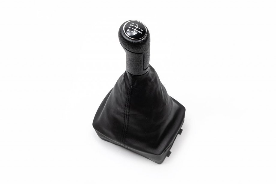 Volkswagen Polo 2001–2009 Växelspaksknopp och växeldamask (5-växlad) Image
