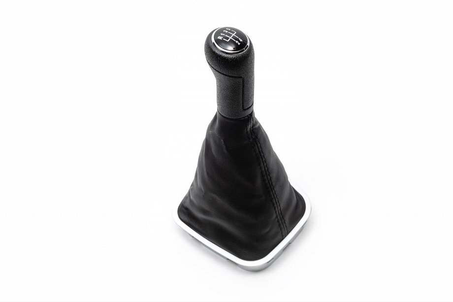 Volkswagen Polo 2010–2017 Växelspaksknopp och växelspaksdamask (HB) (5-växlad) Image
