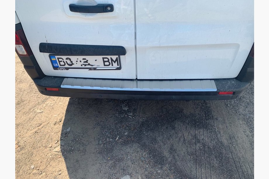Renault Trafic 2015– OmsaLine list till bakre stötfångaren (rostfritt) Foto 2