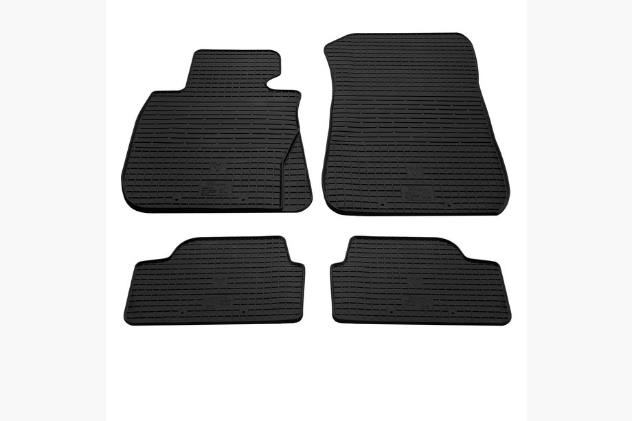 BMW 1-serie E81/E82/E87/E88 2004–2011 Gummimattor till kupén (4 st, Stingray Premium) Image