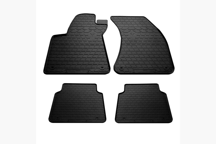 Audi A8 2010–2018 Gummimattor till kupén (4 st, Stingray Premium) Lång hjulbas Image
