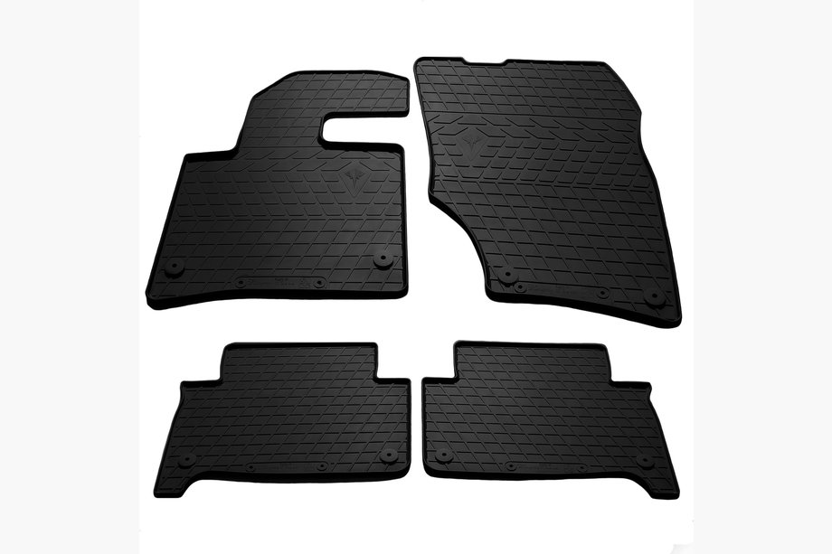 Audi Q7 2005–2015 Gummimattor till kupén (4 st, Stingray Premium) Image