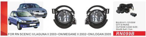 Renault Megane II 2004–2009 Dimljus (2 st, halogen) foto 2