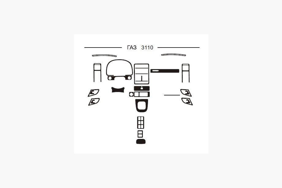 31-serien 1981–1992 Instrumentpanelslister (Hartman) Aluminium Image