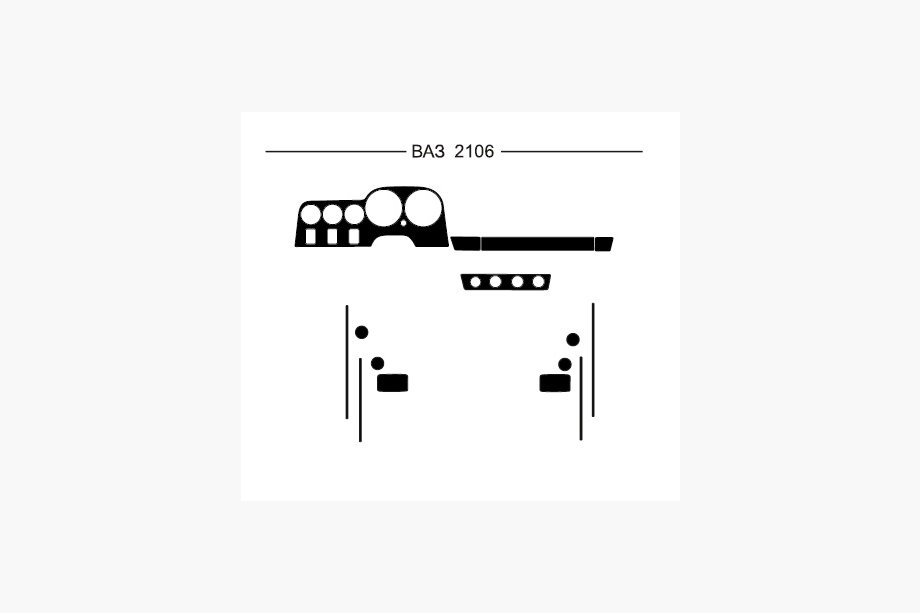 VAZ 2106 1976–2006 Instrumentpanelslister (Hartman) Image