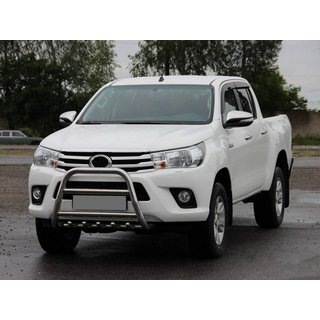 Främre frontbåge QT008 (rostfritt stål) Toyota Hilux 2015– foto 1