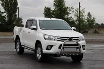 Toyota Hilux 2015– Främre frontbåge QT008 (rostfritt stål) foto 3