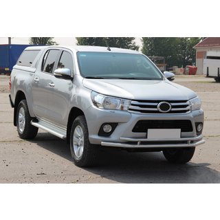 Frontbåge ST018 (rostfritt stål) Toyota Hilux 2015– foto 2