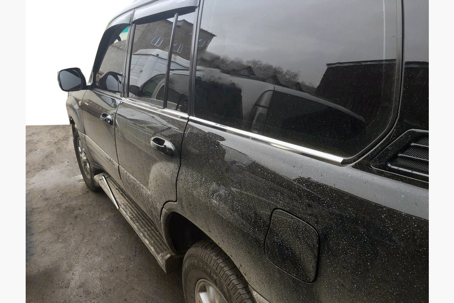 Lexus LX470 1998–2007 Fönsterlister (6 st, rostfritt stål) Image