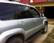 Toyota Land Cruiser Prado 120 2002–2009 Yttre fönsterlister (6 st, rostfritt stål) OmsaLine – italienskt rostfritt stål foto 2
