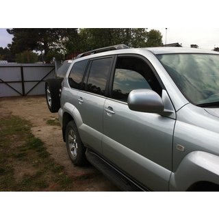 Yttre fönsterlister (6 st, rostfritt stål) Toyota Land Cruiser Prado 120 2002–2009 foto 3