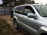 Toyota Land Cruiser Prado 120 2002–2009 Yttre fönsterlister (6 st, rostfritt stål) OmsaLine – italienskt rostfritt stål foto 3