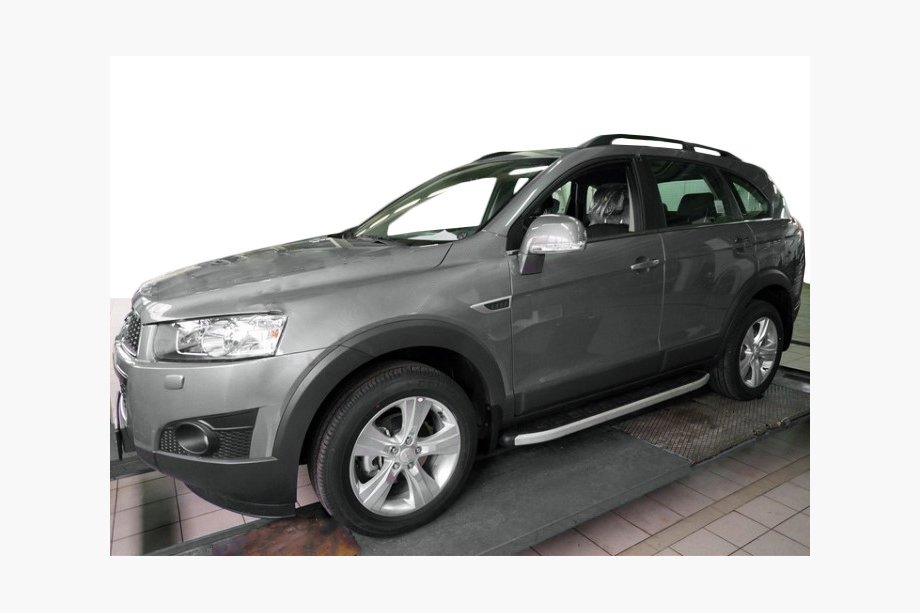 Chevrolet Captiva 2006–2019 Sidosteg Fullmond (2 st, aluminium) Image