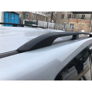 Svarta turkiska takrails Toyota Land Cruiser Prado 120 2002–2009 foto 2